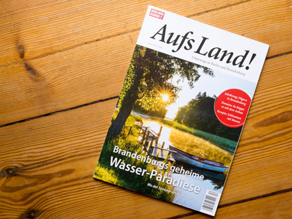 Titel der Zeitschrift Aufs Land mit einem Beitrag zum Biber