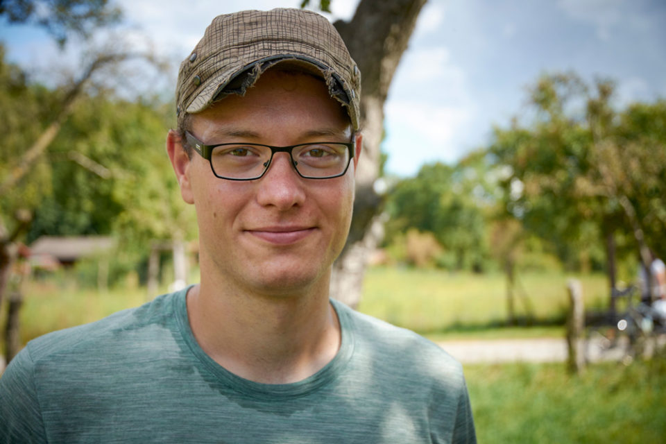 Portrait von Tobias Schlufter, Mitglied von der Solawi Speisegut